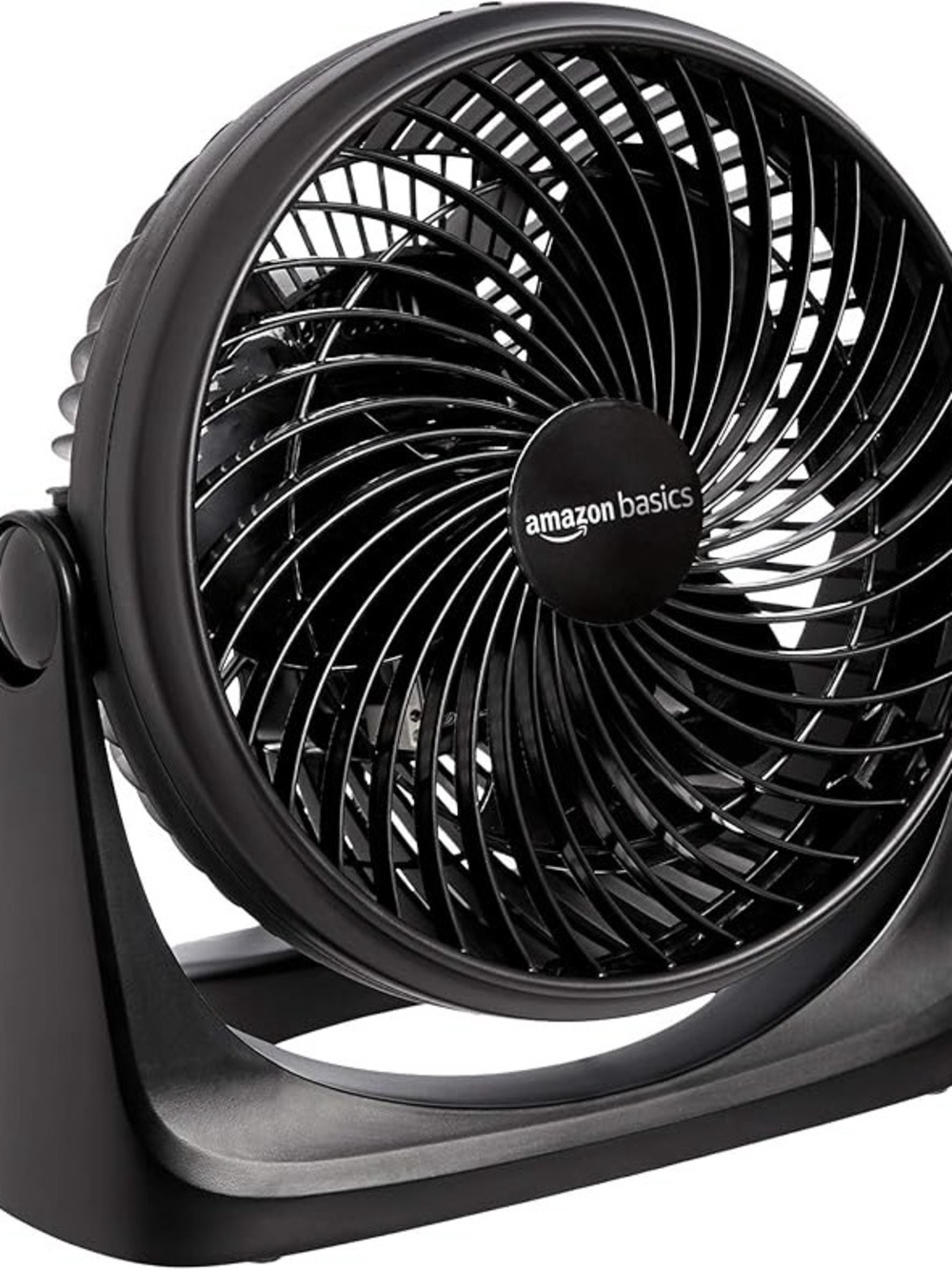 Amazon Basics 3-Speed Small Room Air Circulator Fan, 7-Inch Black Air Circulator